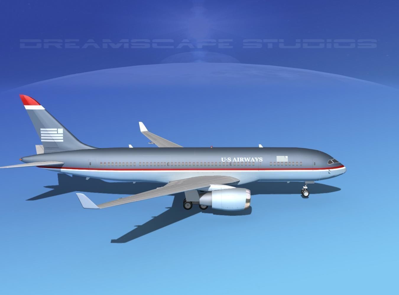 Boeing 787-8 US Airways 3D model_4