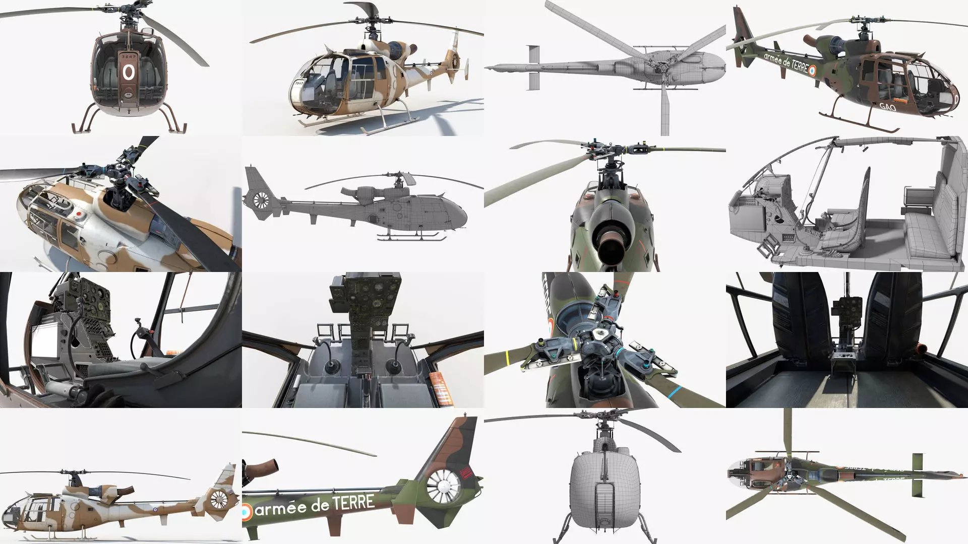 Collection Sud Aviation Gazelle _0