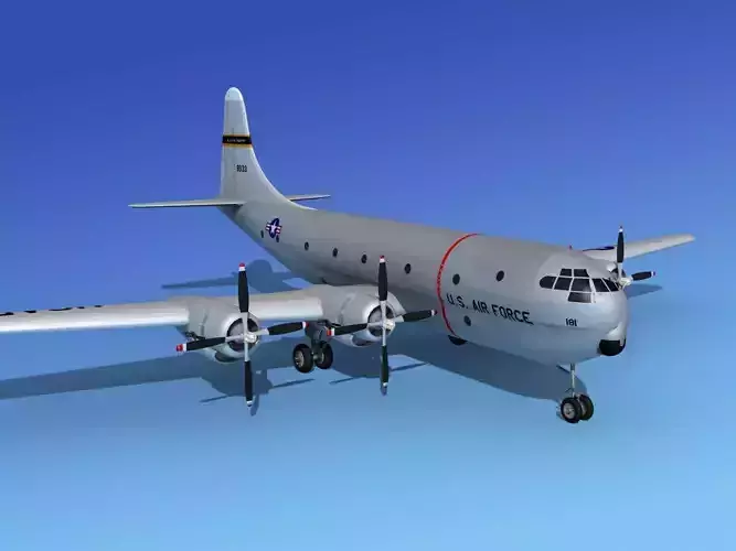 Boeing C-97 Stratofreighter V01 3D model