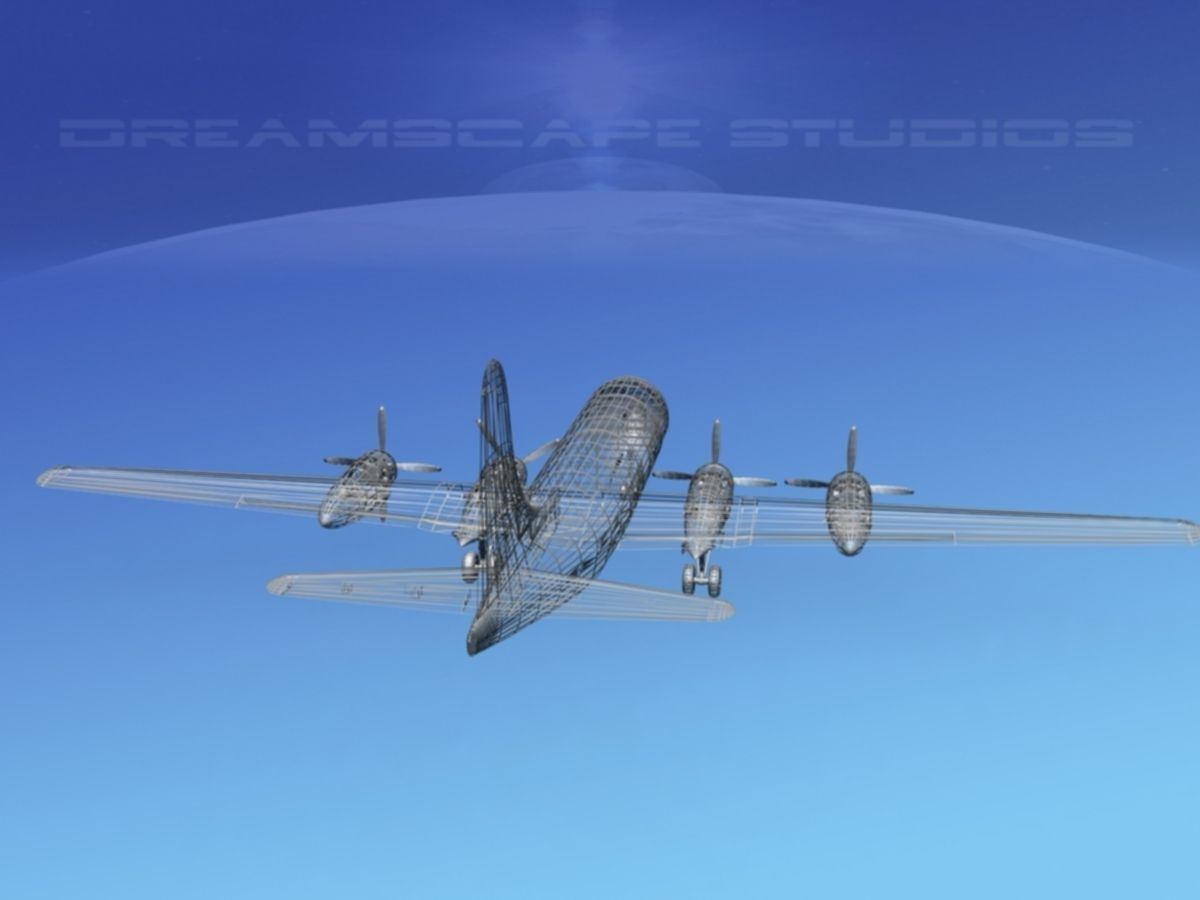 Boeing C-97 Stratofreighter V04 3D model_13