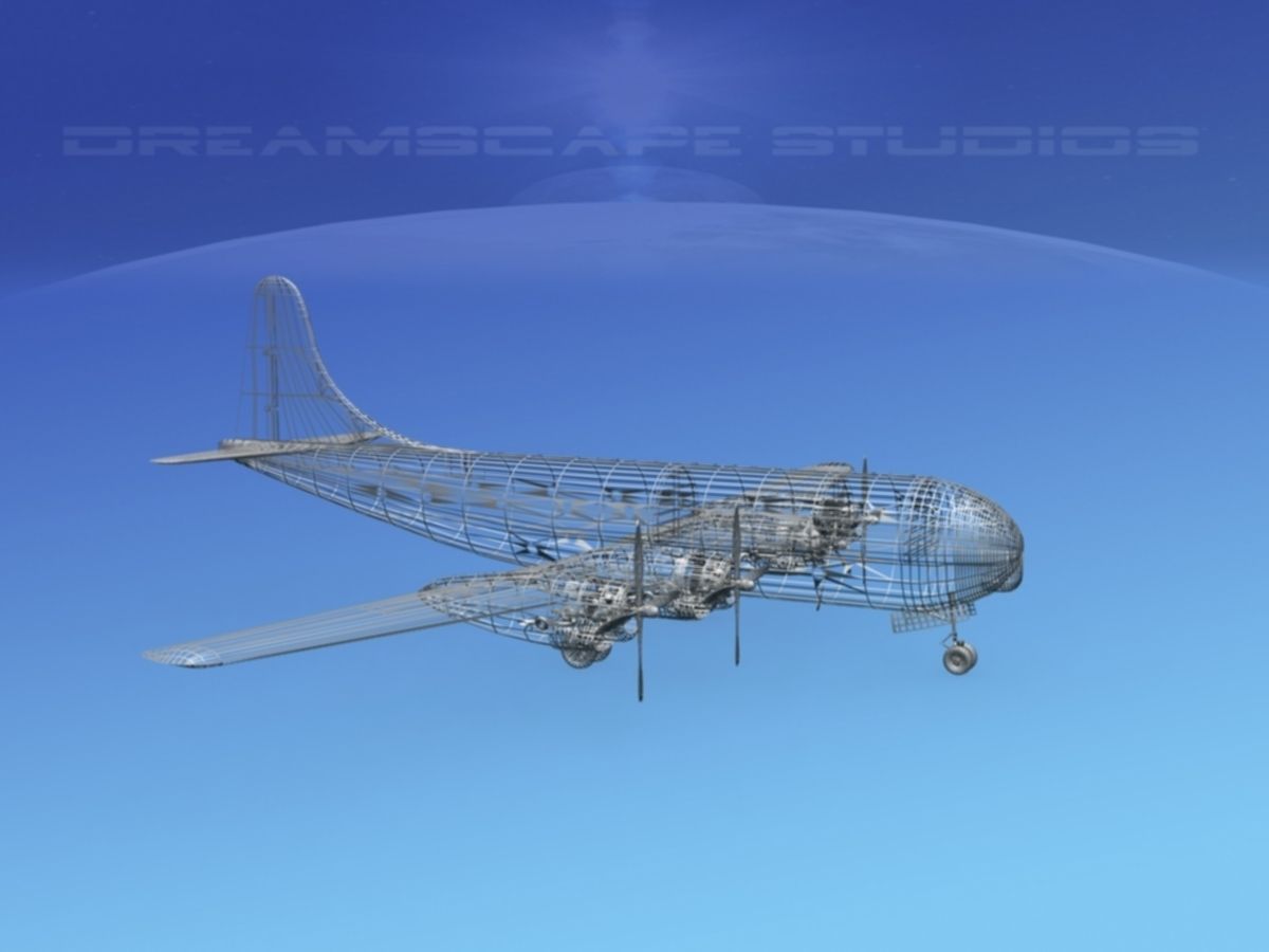 Boeing C-97 Stratofreighter V04 3D model_14