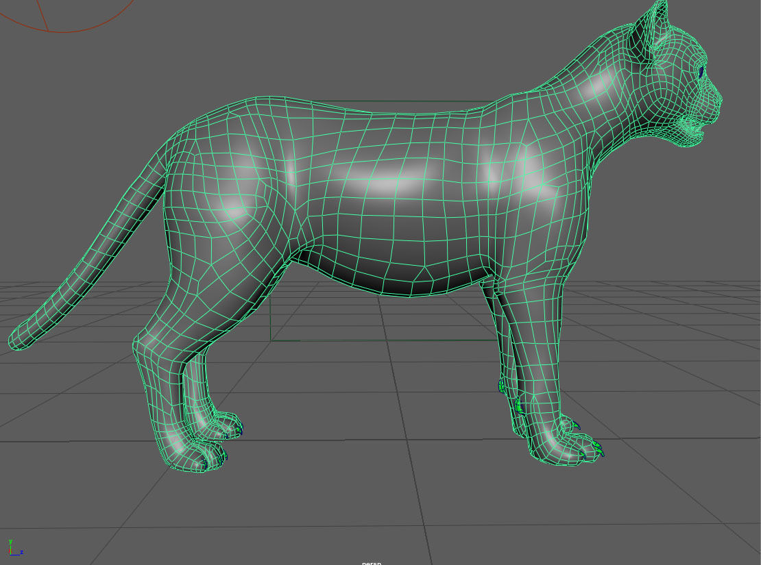 Cheetah-Baby cheetah 3D model_7