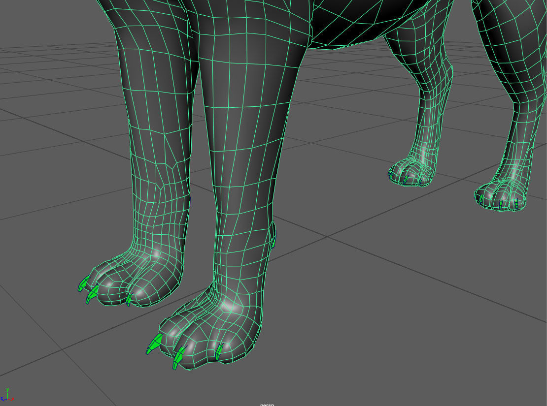 Cheetah-Baby cheetah 3D model_8