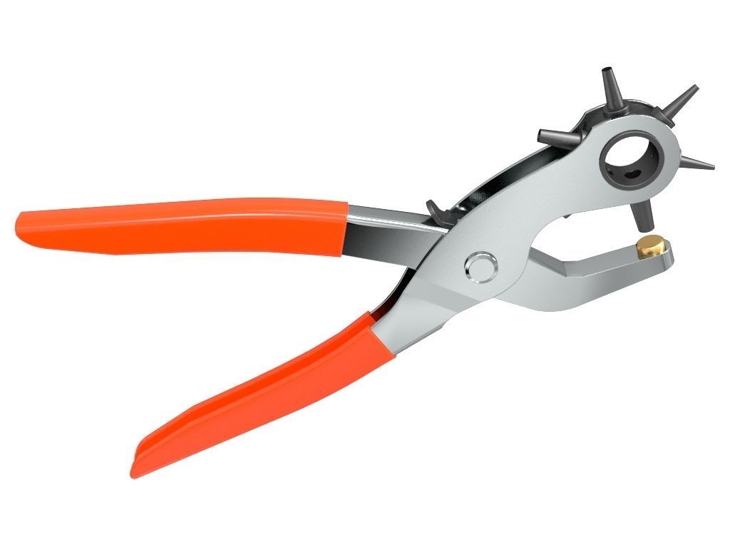 Leather Hole Punch 3D model_9