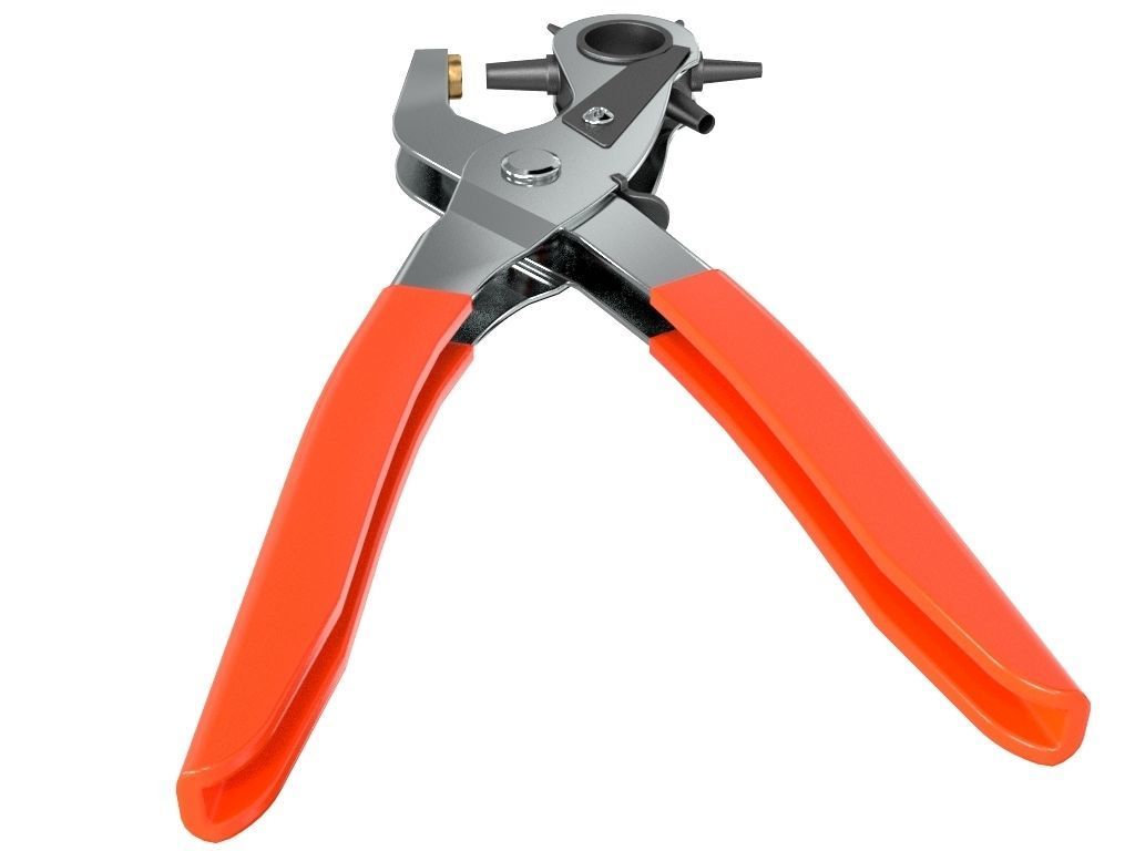 Leather Hole Punch 3D model_3