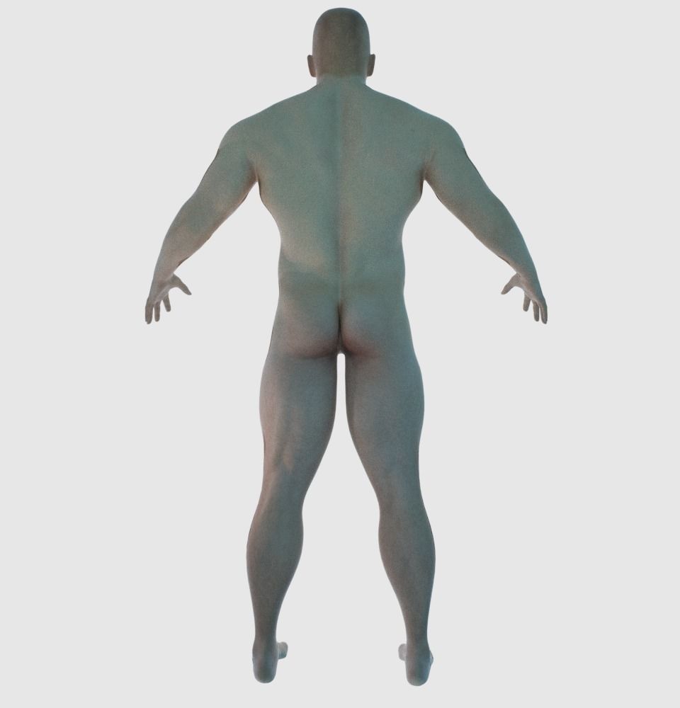 Male Generic Low Poly Low-poly 3D model_8