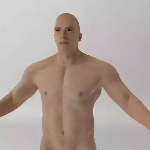 Male Generic Low Poly Low-poly 3D model