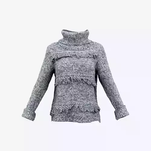 Speckled Grey Top Pull