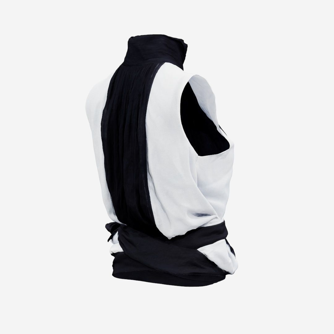 Sleeveless Shirt Belt Low-poly 3D model_11