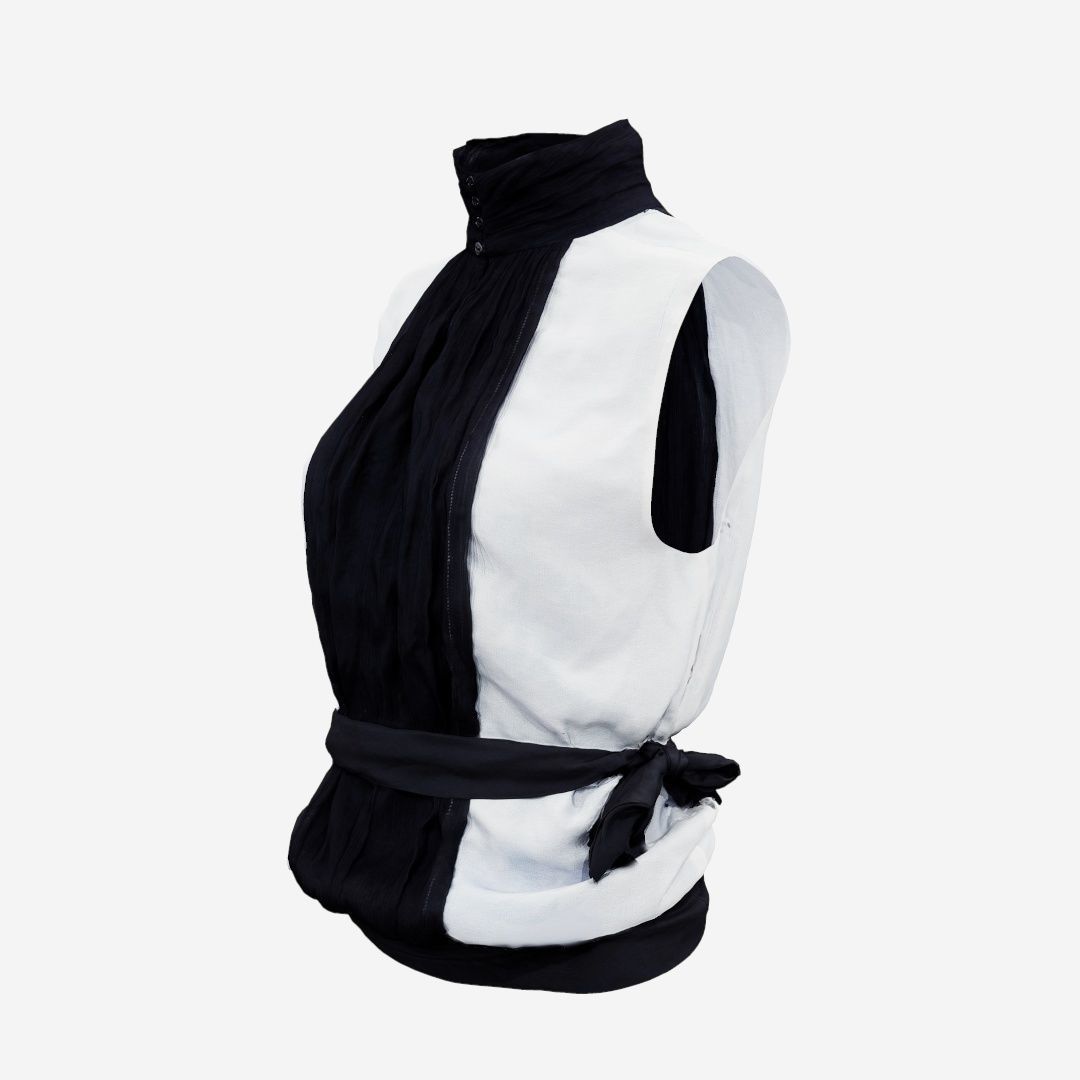 Sleeveless Shirt Belt Low-poly 3D model_15