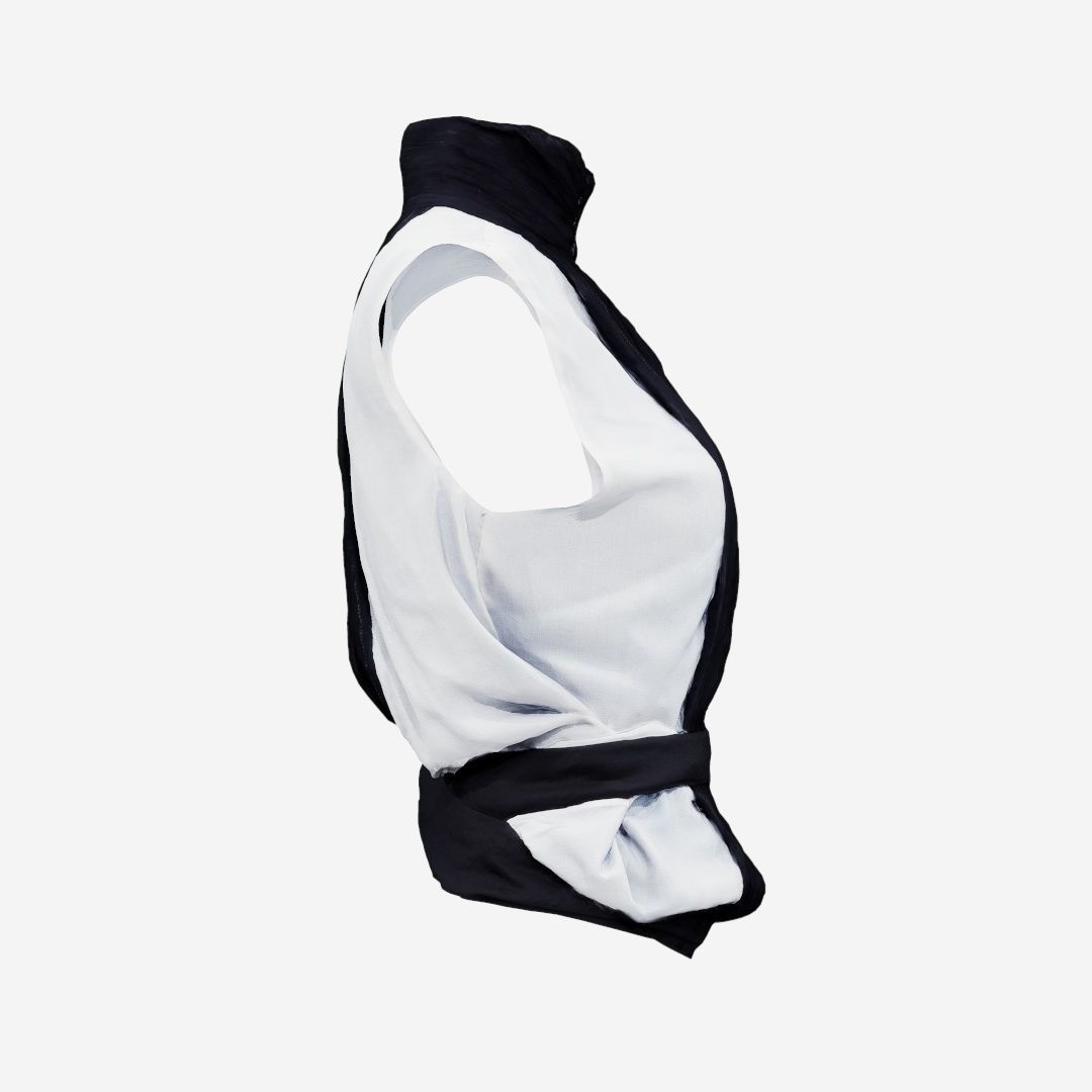 Sleeveless Shirt Belt Low-poly 3D model_10