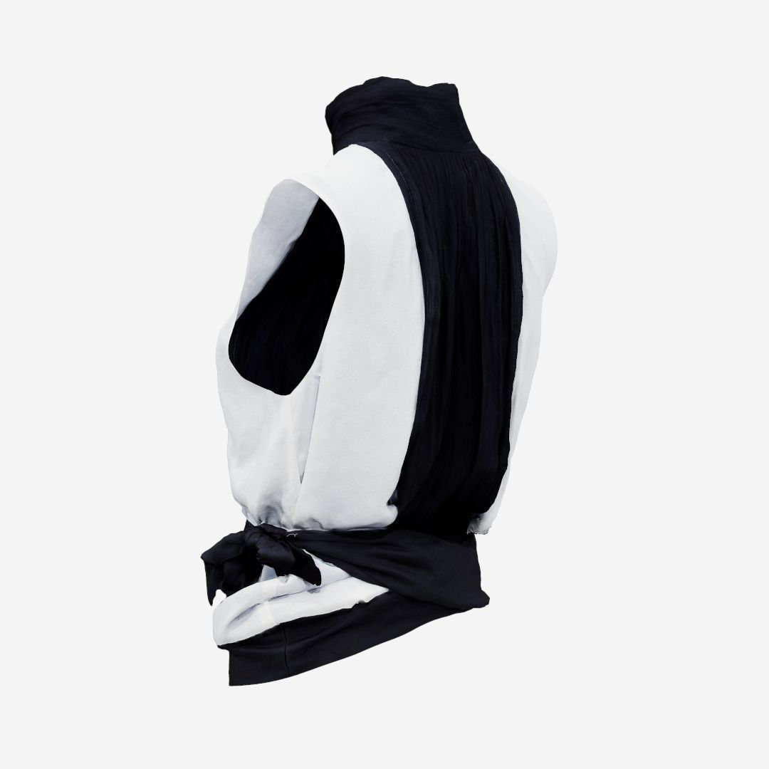 Sleeveless Shirt Belt Low-poly 3D model_13