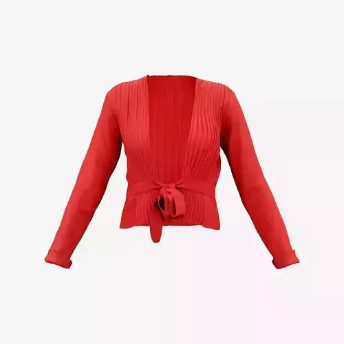 Red Cardigan Belt