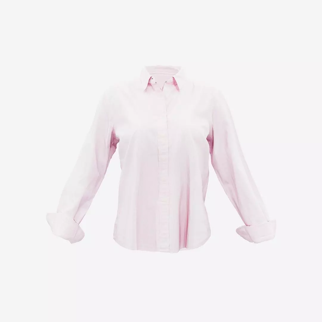 Pink Simple Shirt Low-poly 3D model