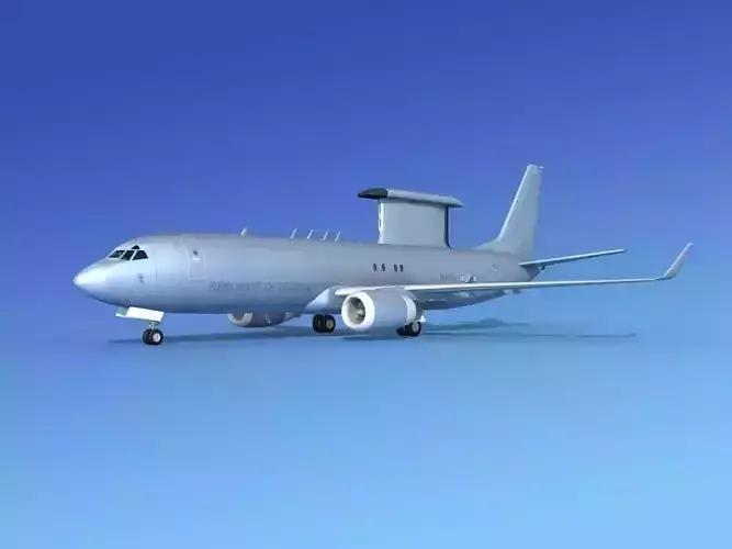 Boeing E-8 Posiedon AEWS Rep of Korea 3D model