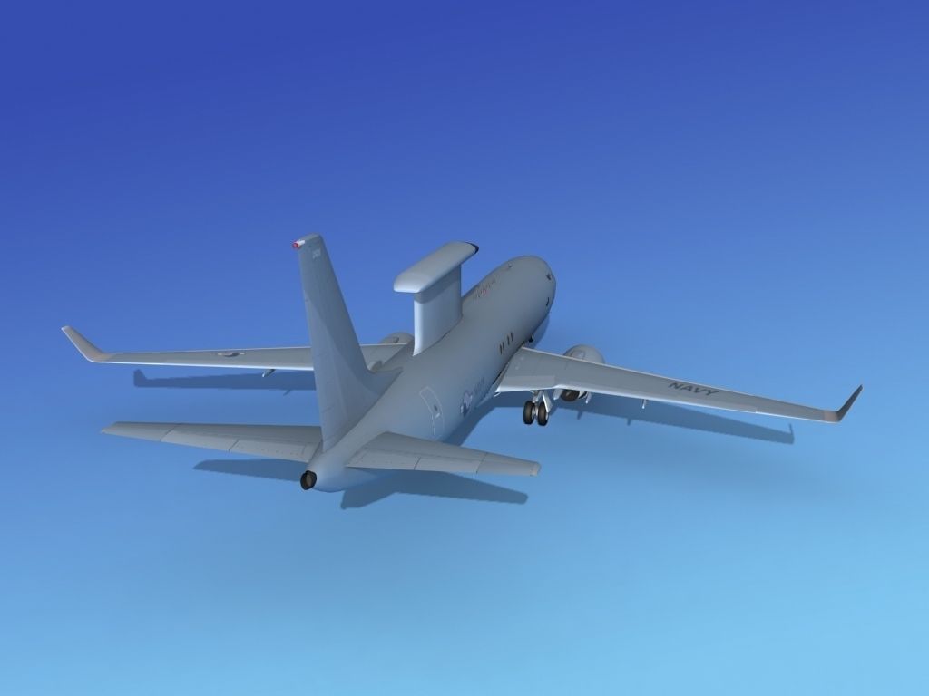Boeing E-8 Posiedon AEWS Rep of Korea 3D model_8