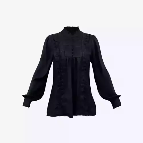 Decorated Shirt Dark Blue