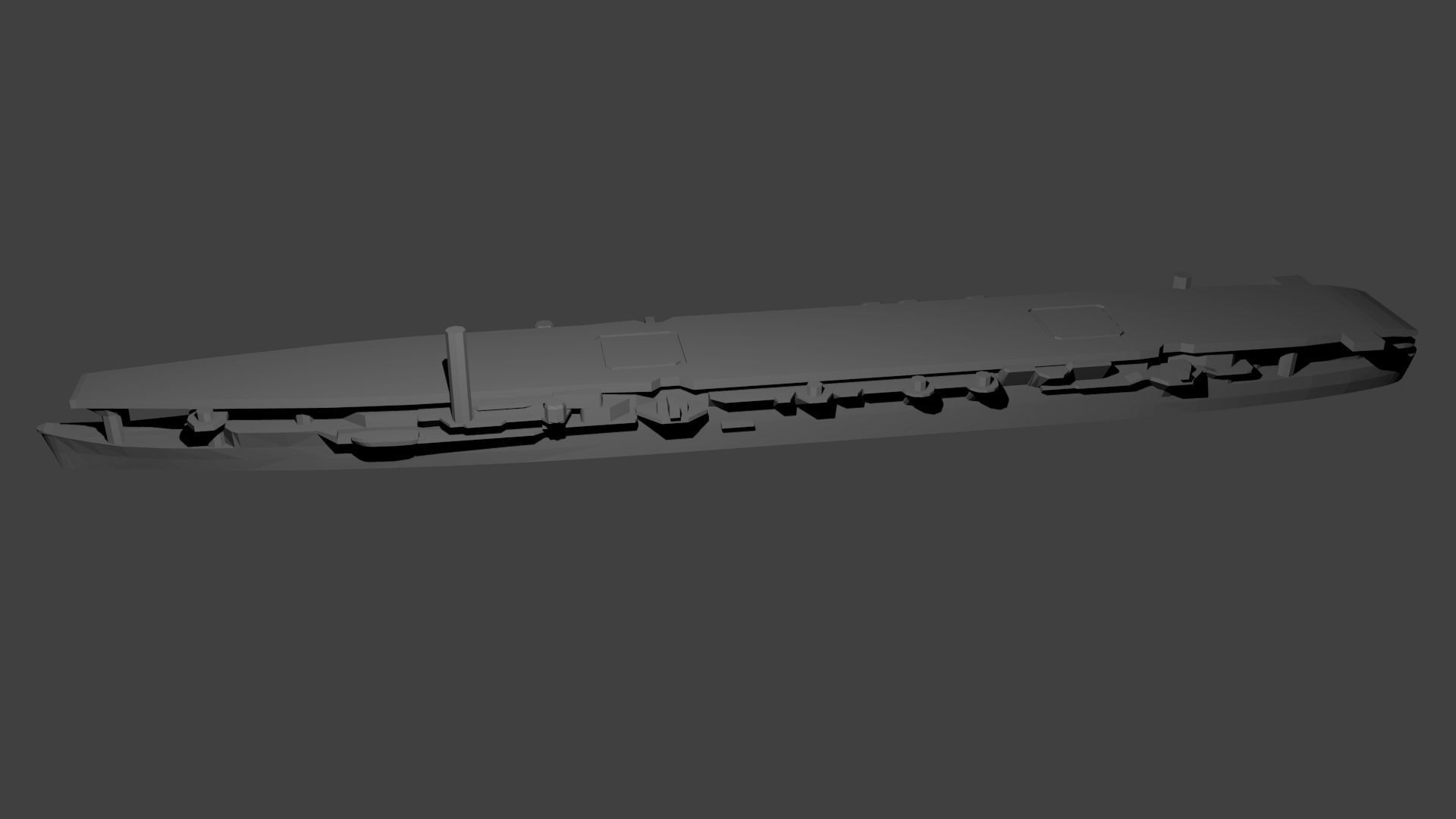 Japanese Aircraft Carrier Zuiho 3D print model_4