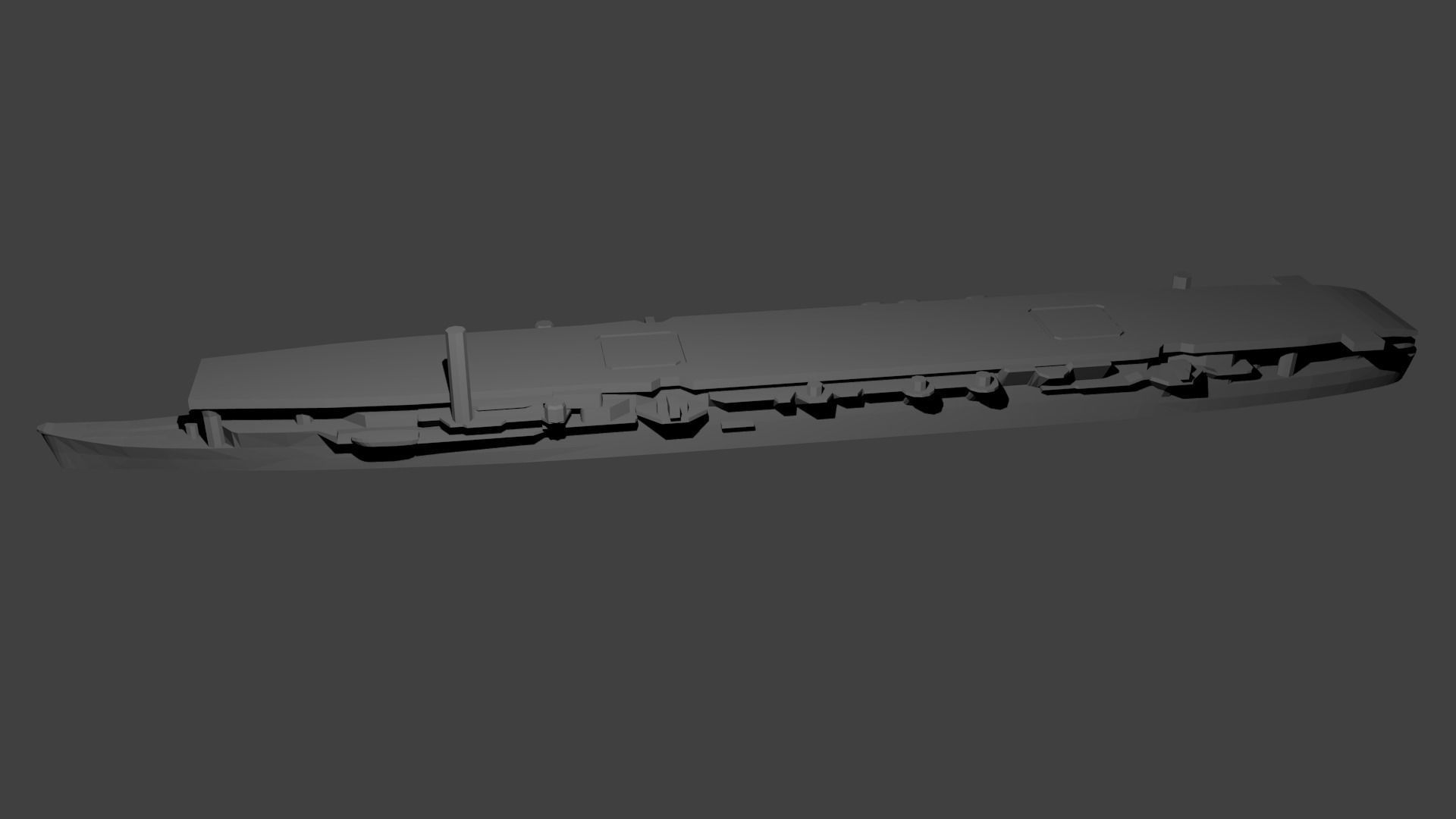 Japanese Aircraft Carrier Zuiho 3D print model_2