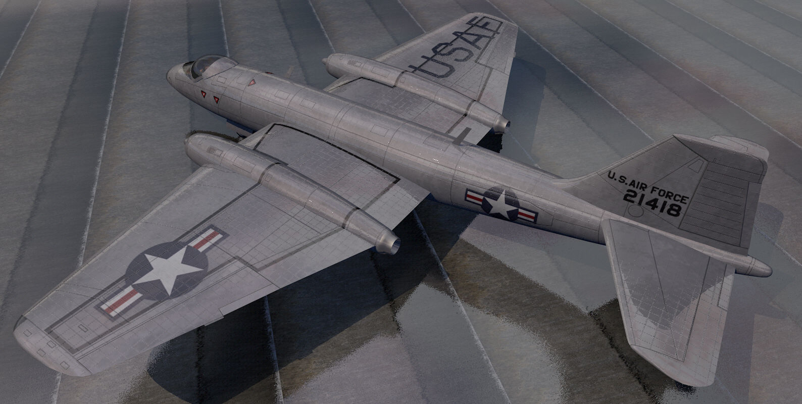 Martin B-57 Canberra pack 3D model_1