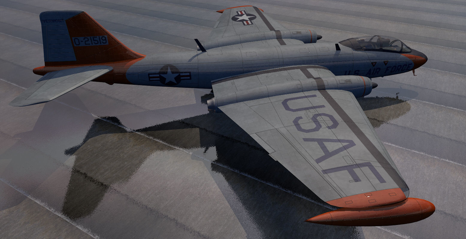 Martin B-57 Canberra pack 3D model_10