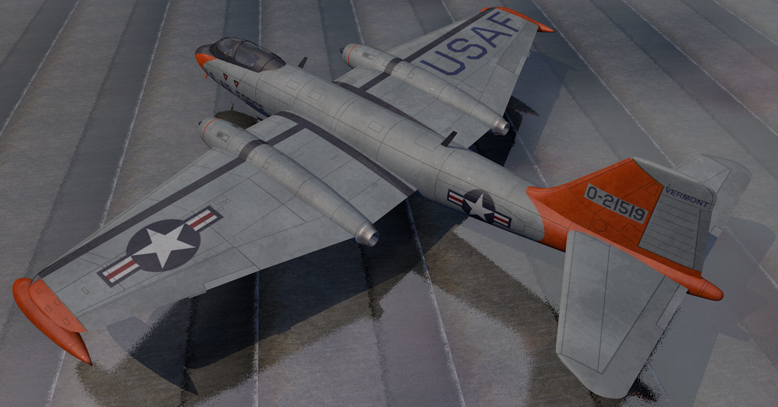 Martin B-57 Canberra pack 3D model_9