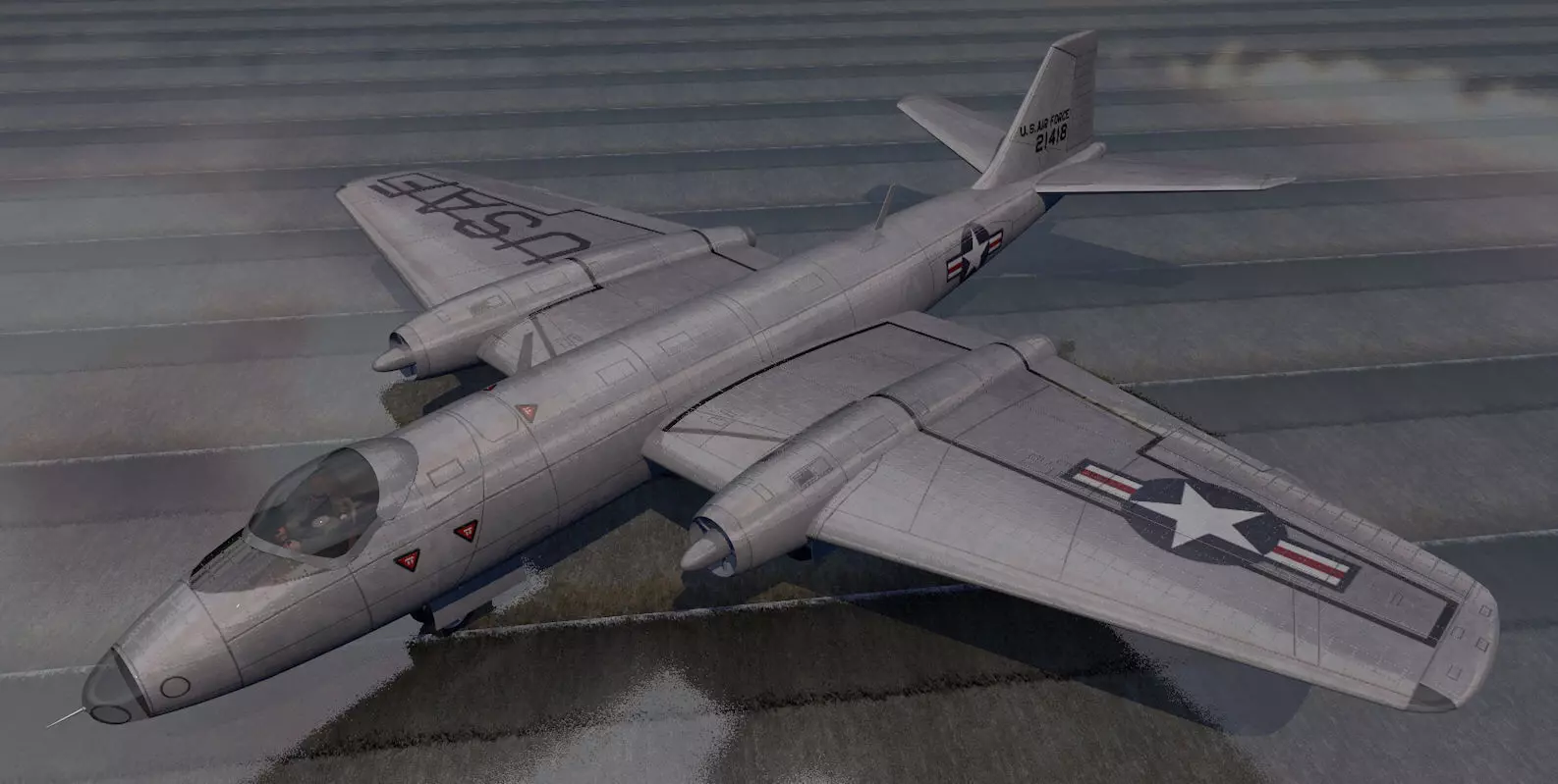 Martin B-57 Canberra pack 3D model_0