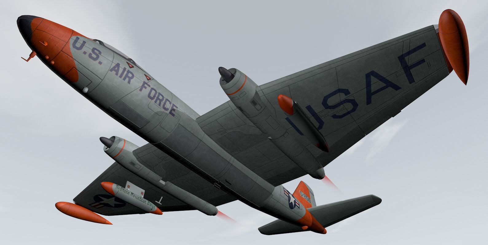 Martin B-57 Canberra pack 3D model_12