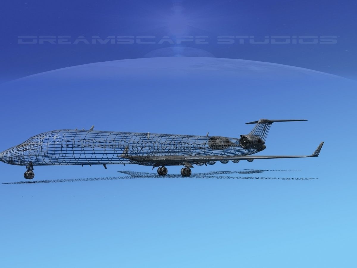 Bombardier CRJ700 AirBaltic 3D model_9