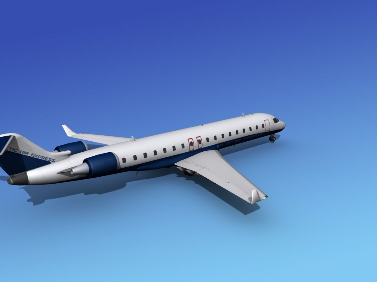 Bombardier CRJ700 AirBaltic 3D model_6