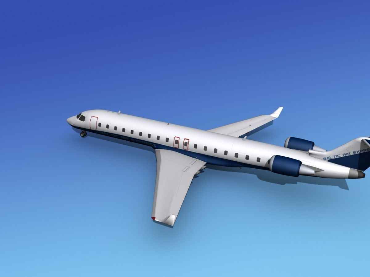 Bombardier CRJ700 AirBaltic 3D model_8