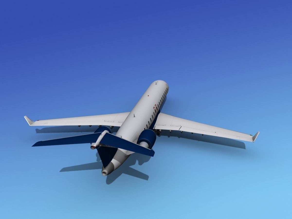 Bombardier CRJ700 AirBaltic 3D model_5