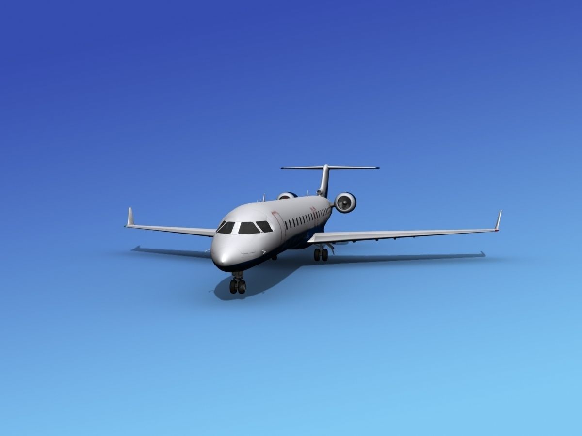 Bombardier CRJ700 AirBaltic 3D model_2