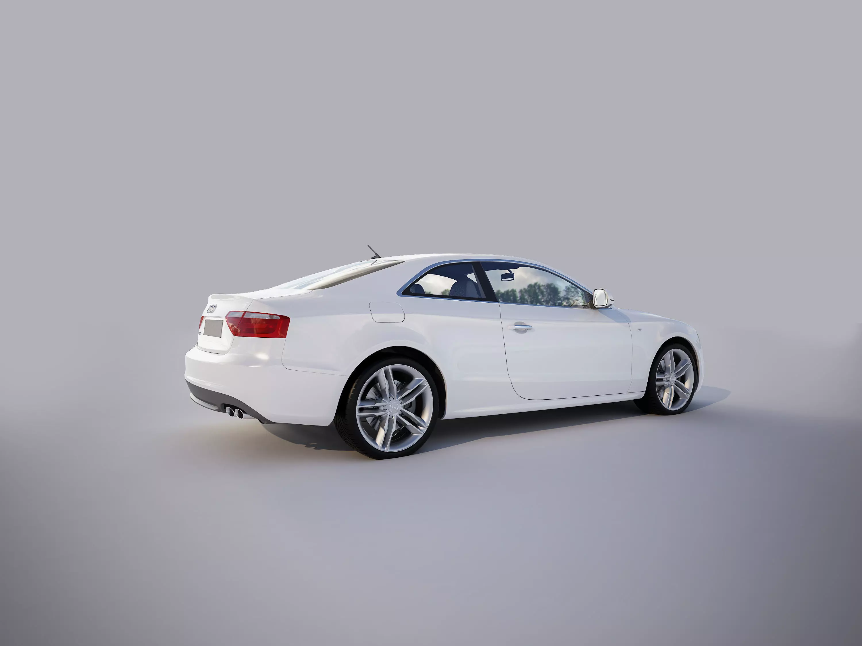 Audi RS5 Low-poly 3D model_0