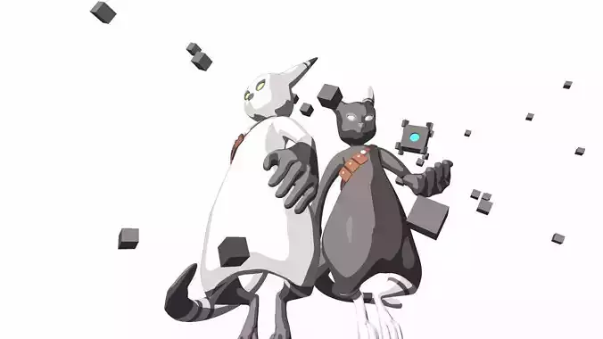 personagem animado Free 3D model