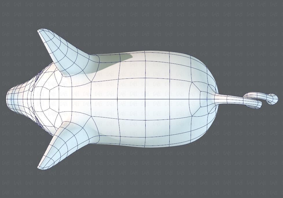 Pig cartoon V02 Low-poly 3D model_38