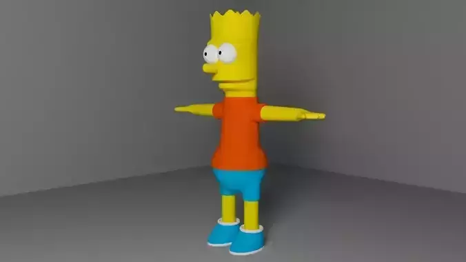 Bart Simson 3D model