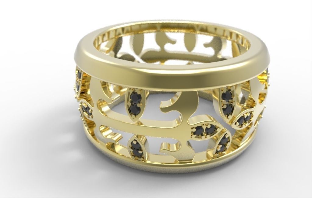 Copy ring Patek Philippe 3D print model_1