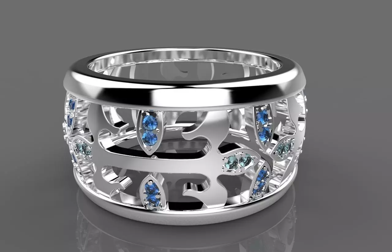 Copy ring Patek Philippe 3D print model_0