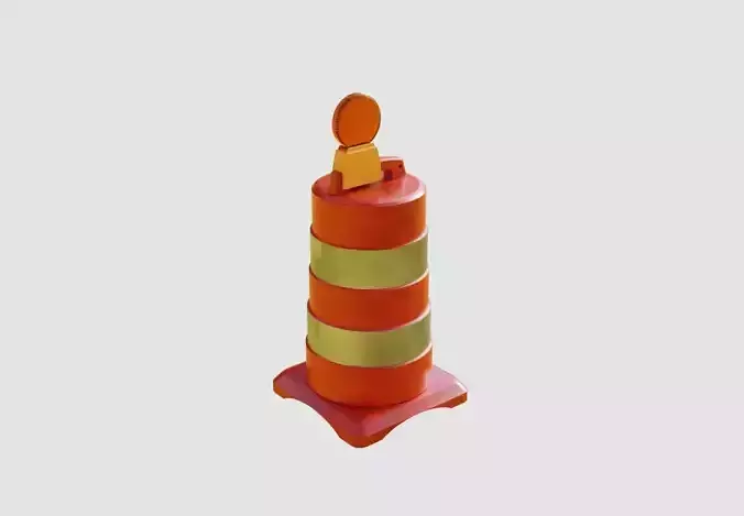 Construction Barrel - Traffic Drum 