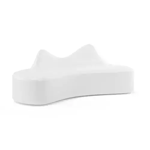 White Modern Bench 3D Model