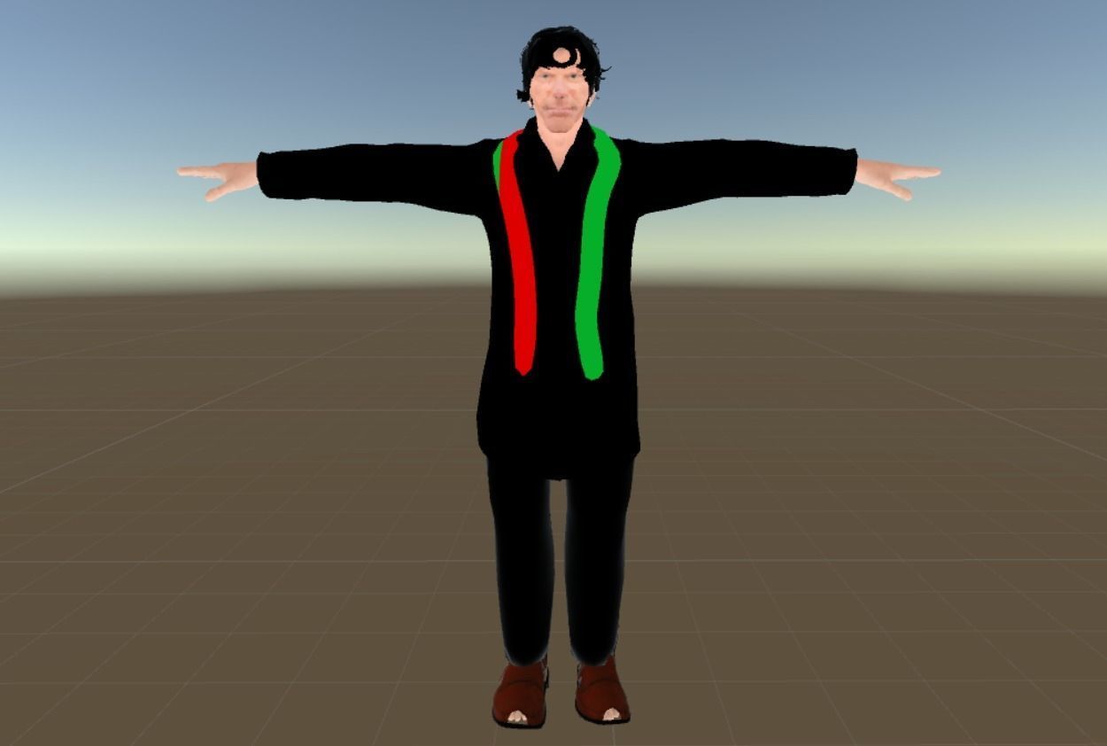 3d models Characters Pakistani Politicians Low-poly 3D model_8