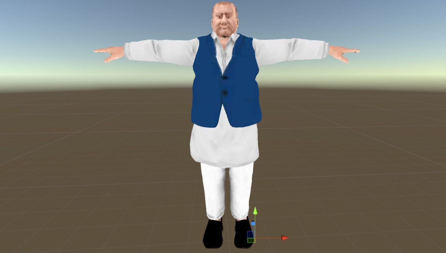 3d models Characters Pakistani Politicians Low-poly 3D model_4