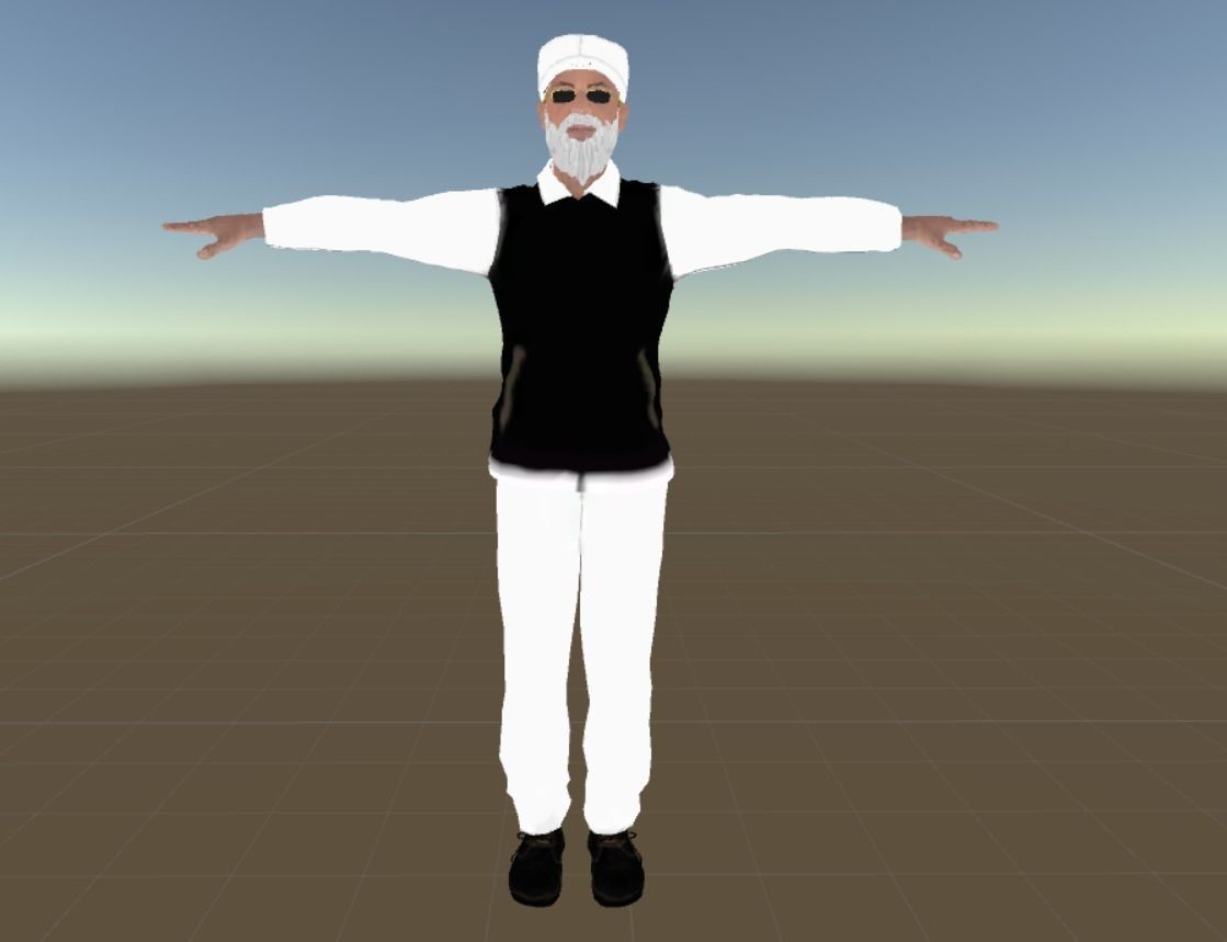 3d models Characters Pakistani Politicians Low-poly 3D model_3