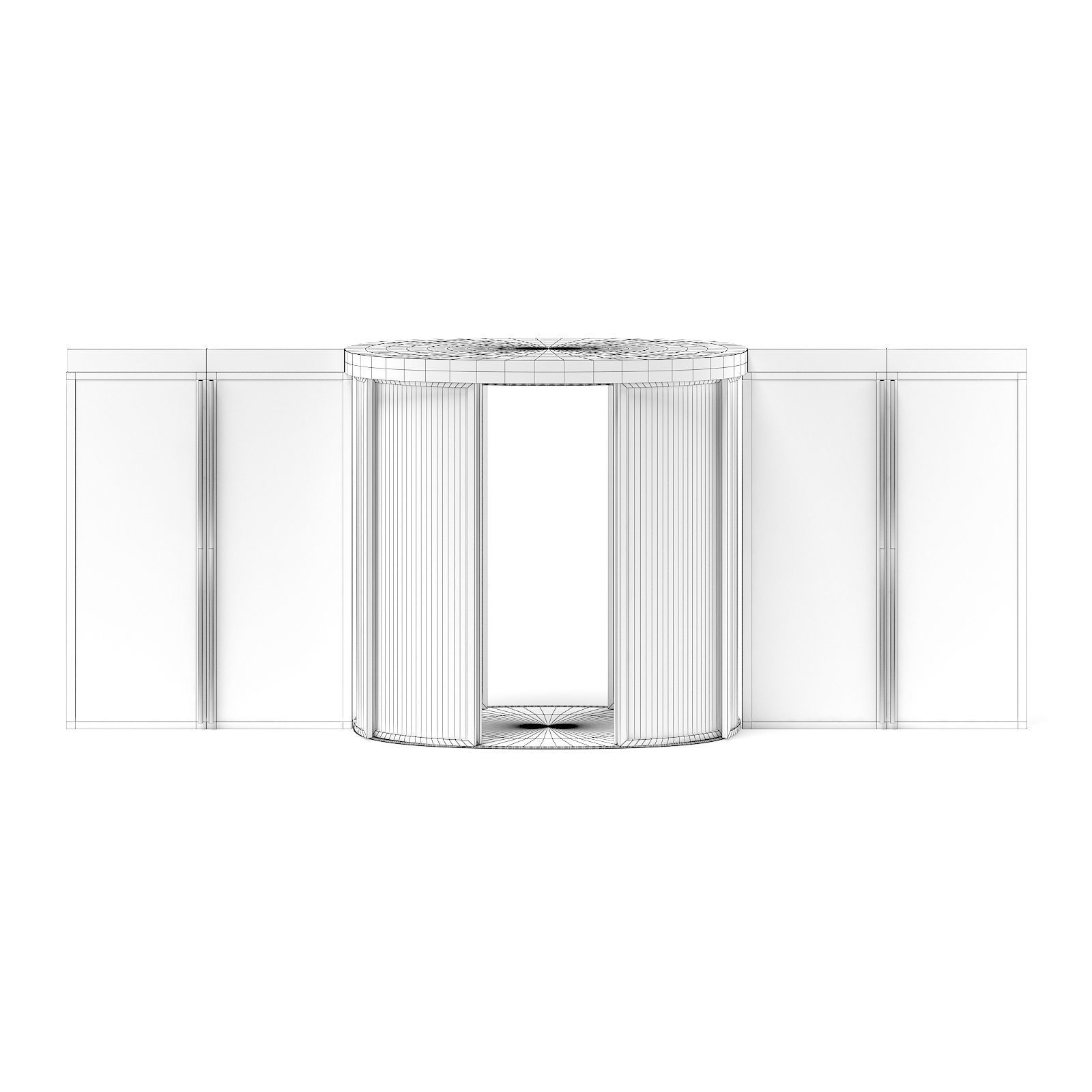 Mall Entry Door 3D Model 3D model_1