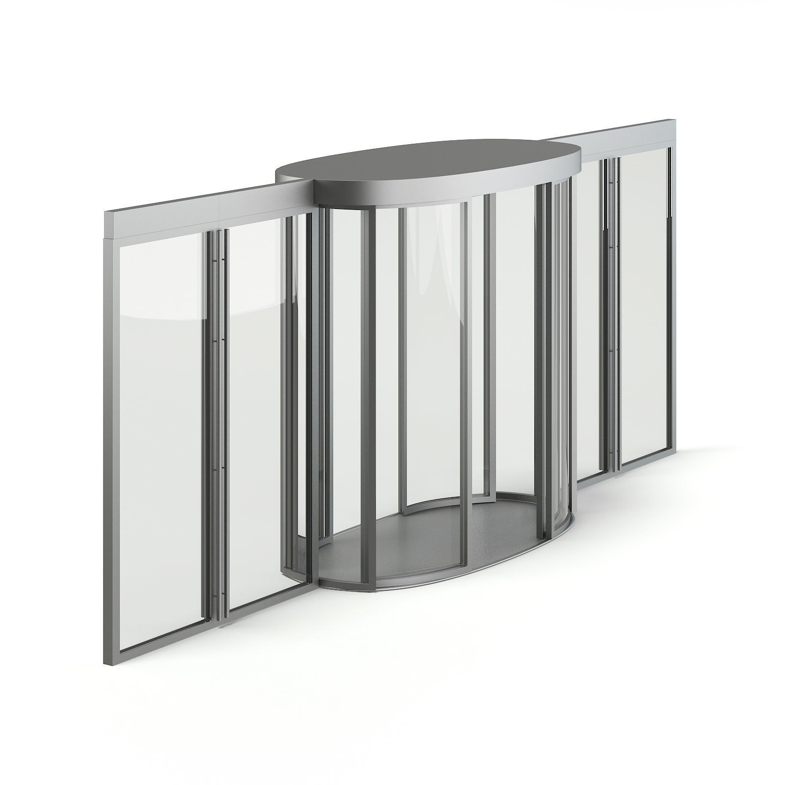 Mall Entry Door 3D Model 3D model_4