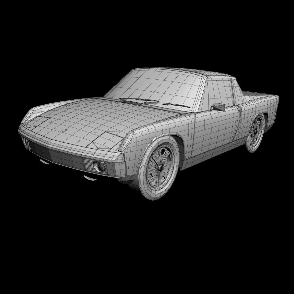 Porsche 914 Pickup 3D model_13