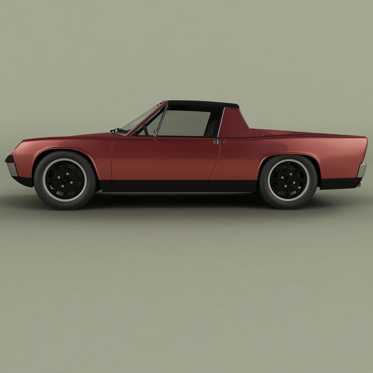 Porsche 914 Pickup 3D model_1