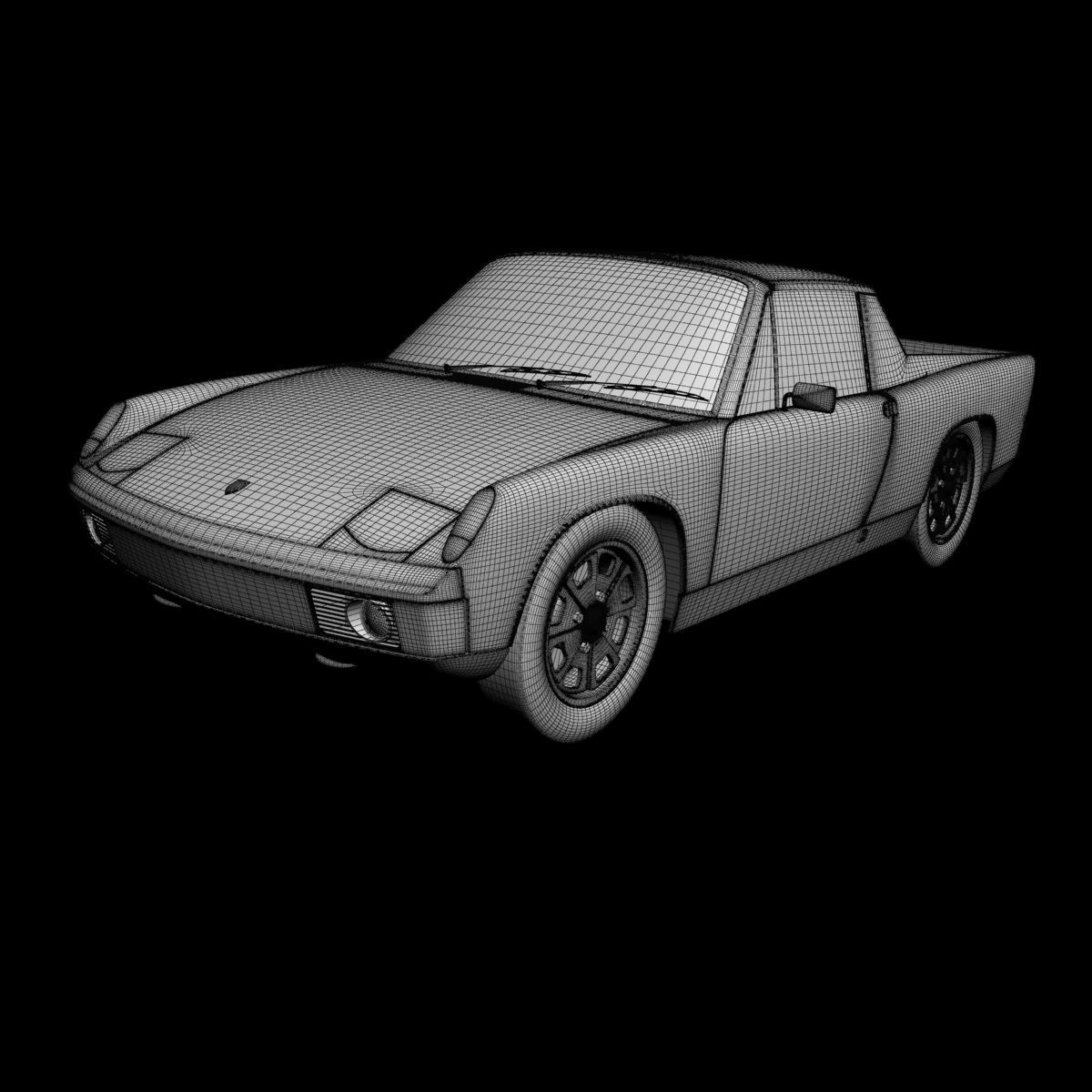 Porsche 914 Pickup 3D model_14