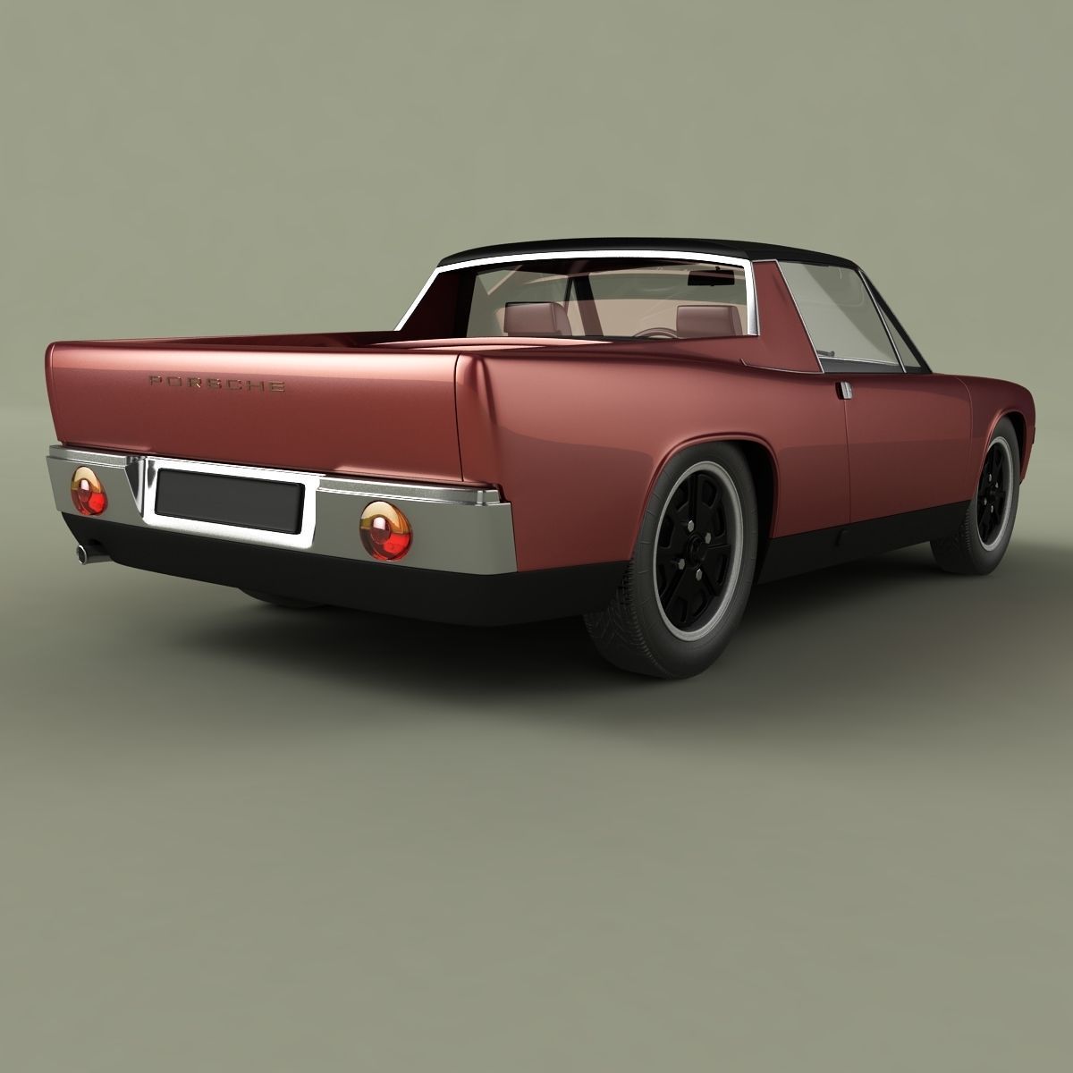 Porsche 914 Pickup 3D model_2
